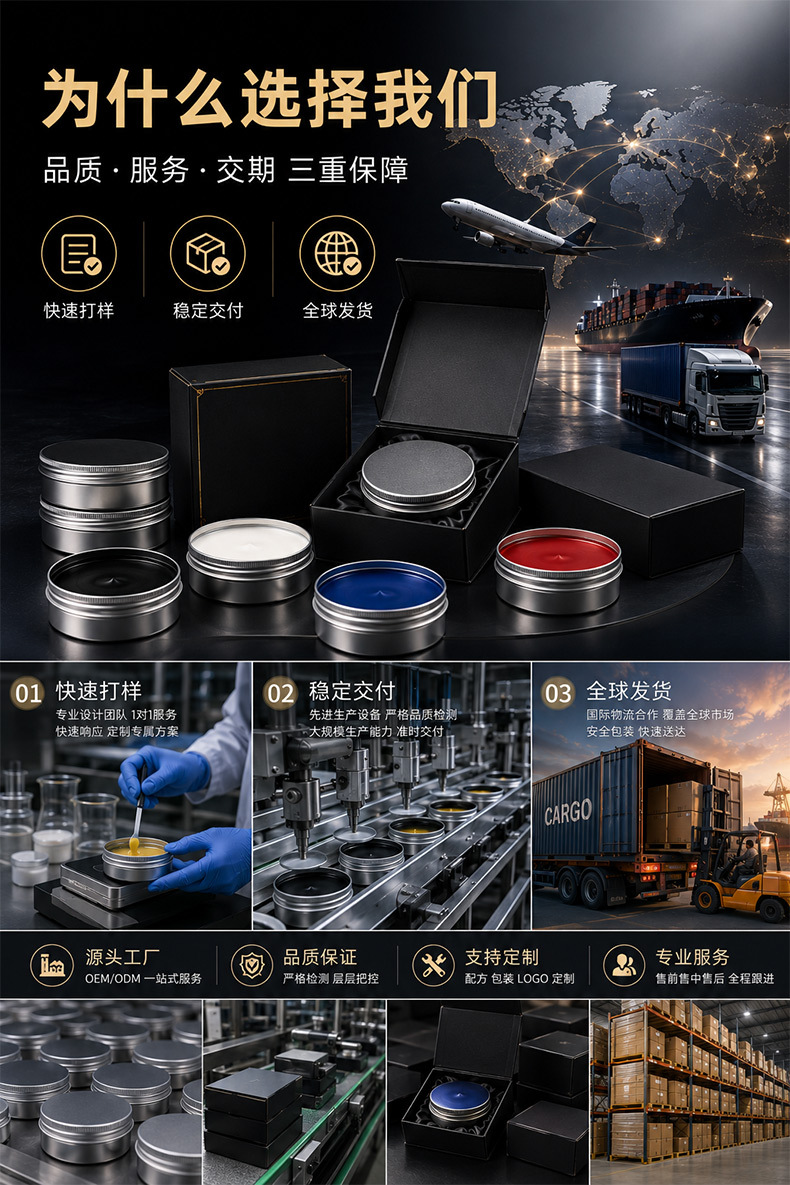 Direct Supply from the Manufacturer of Automotive Solid Wax, Car Paint Crystal Wax, Oem Custom Labeling, Automotive Scratch Wax, and Car Wax Processing
