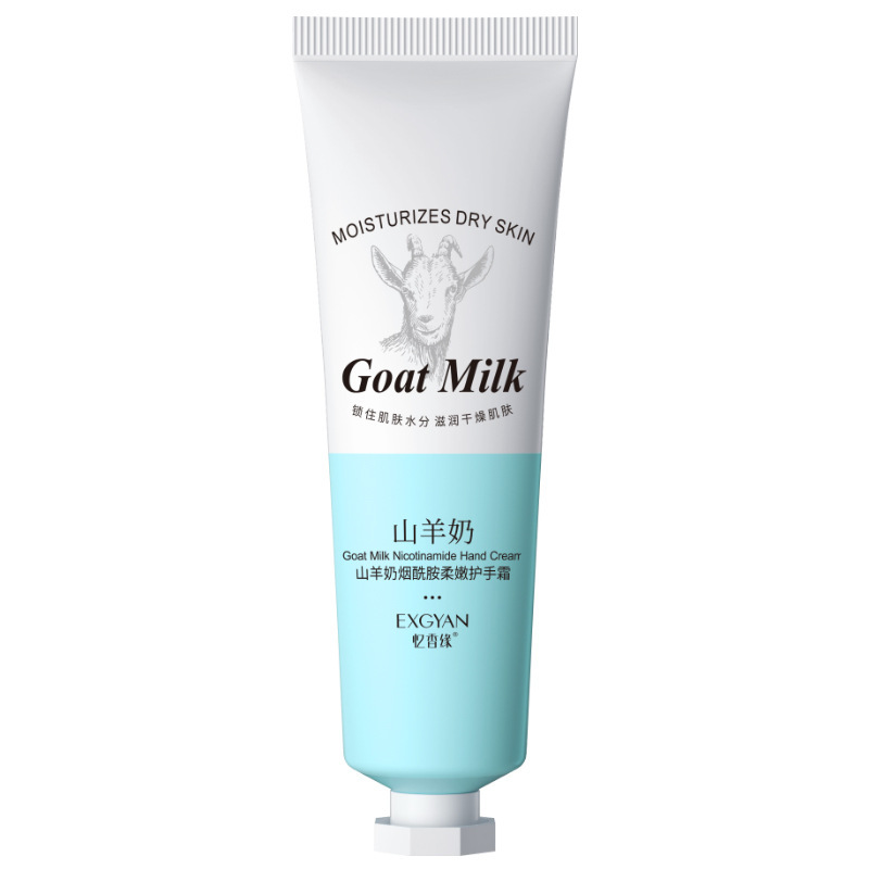 Crema para Manos con Leche de Cabra y Niacinamida Hidratante y Humectante