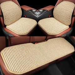 自動車座布団夏菩提手編み木珠涼クッションソファーオフィスシート通気クッション車用小方クッション