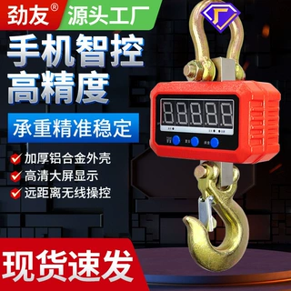电子吊秤3吨吊称2/5/10吨无线打印吊磅吊钩秤行车行吊电子称