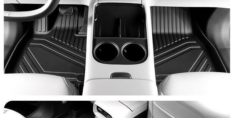 4TPE car floor mats are suitable for Toyota Prius models with US steering wheel, applicable to right-hand drive 221750