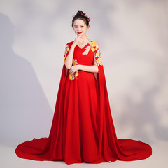 Guzheng Performance Costume Children's Classical Dance Clothing Hanfu Girl Chinese Style Performance Choir Dress Dress for Girls