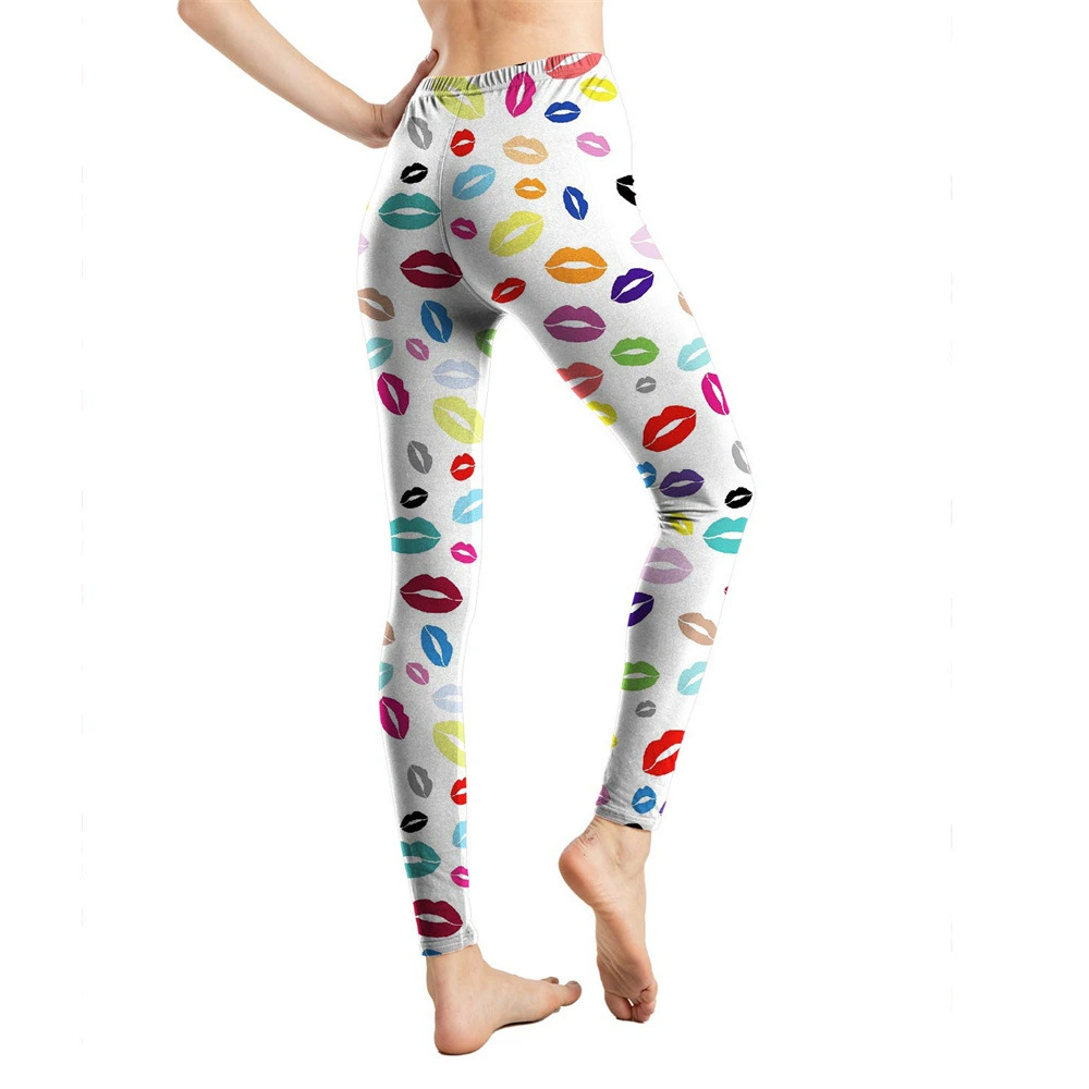 Л leggings из молочного шелка с принтом абстрактных букв, укорочённые брюки для женщин, цветы на ногах в европейском и американском стиле