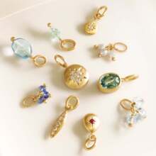 �W�����P��W����ʯ�������DIY���A���朠t�������18K��ɫ