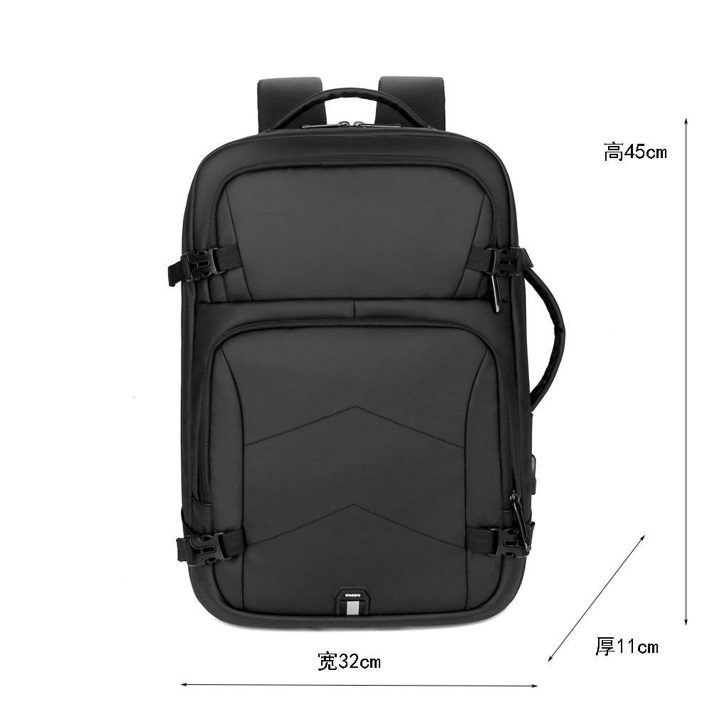 Mochila de negocios de moda transfronteriza nueva mochila de viaje de ocio multifuncional duradera bolsa de computadora impermeable de gran capacidad