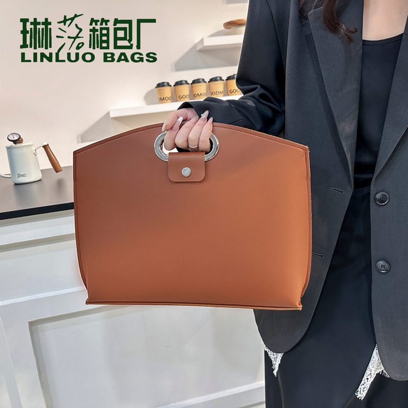 Computer Bag 14inch Customized Thickened Pu Portable Laptop Bag New Casual Commuting Briefcase Tablet Liner Bag