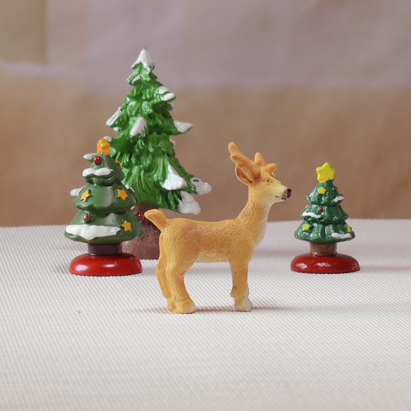 크리스마스 사슴 노란색 싱글