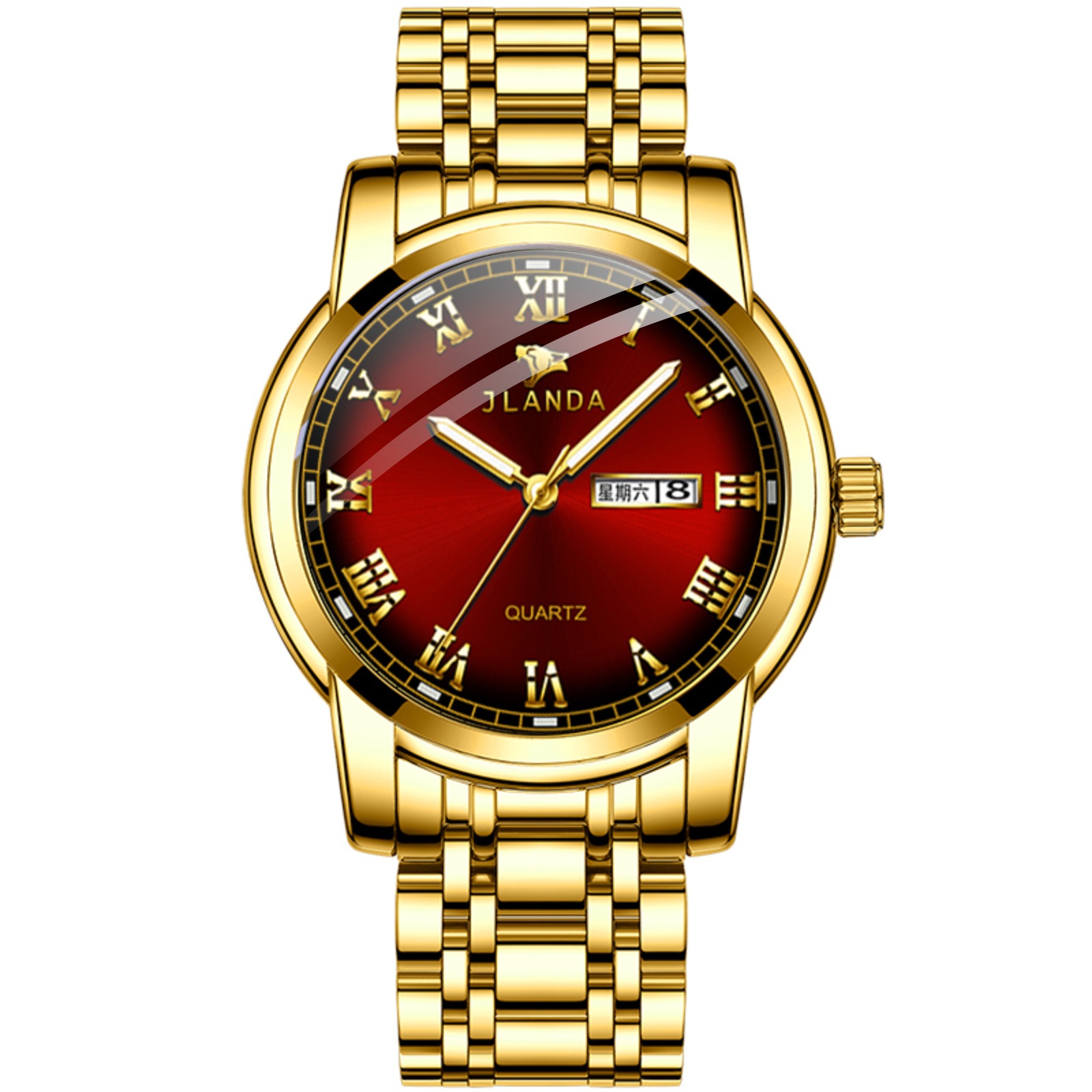 J6601G-G 올 골드 폭발성 레드 누들