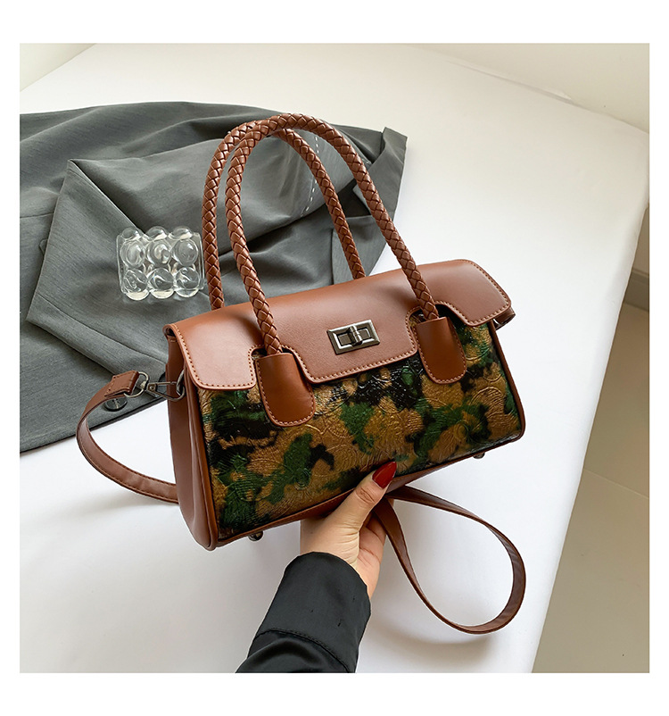 Women's Retro Handbag Chinese Style Shoulder Bag For Mature Women_voghion.com