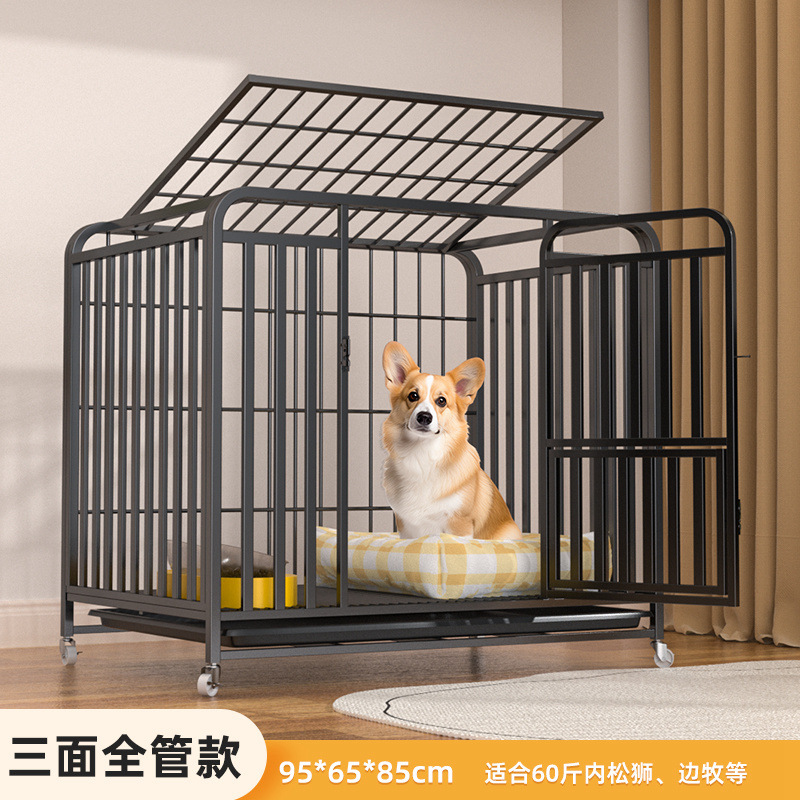 "[검정색] 삼면 사각관 모형 ""95*65*85"" 전면도어 + 측면패널*2 모두 사각관"