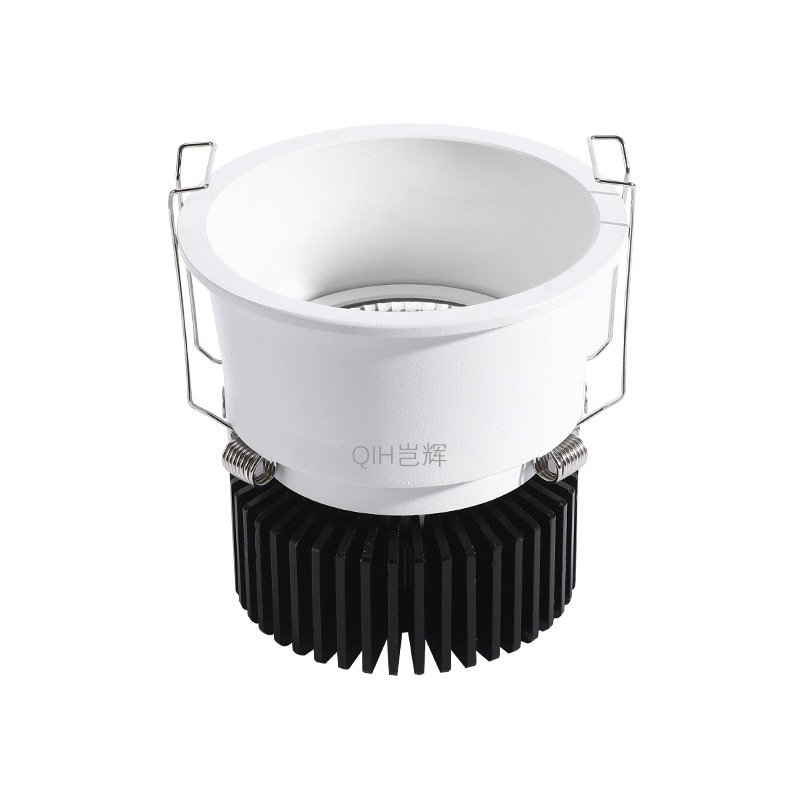 Spotlight pequeña colina borde estrecho incrustado profundo anti-reflejo lámpara LED hogar COB arandela de la pared agujero 9cm lámparas Zhongshan