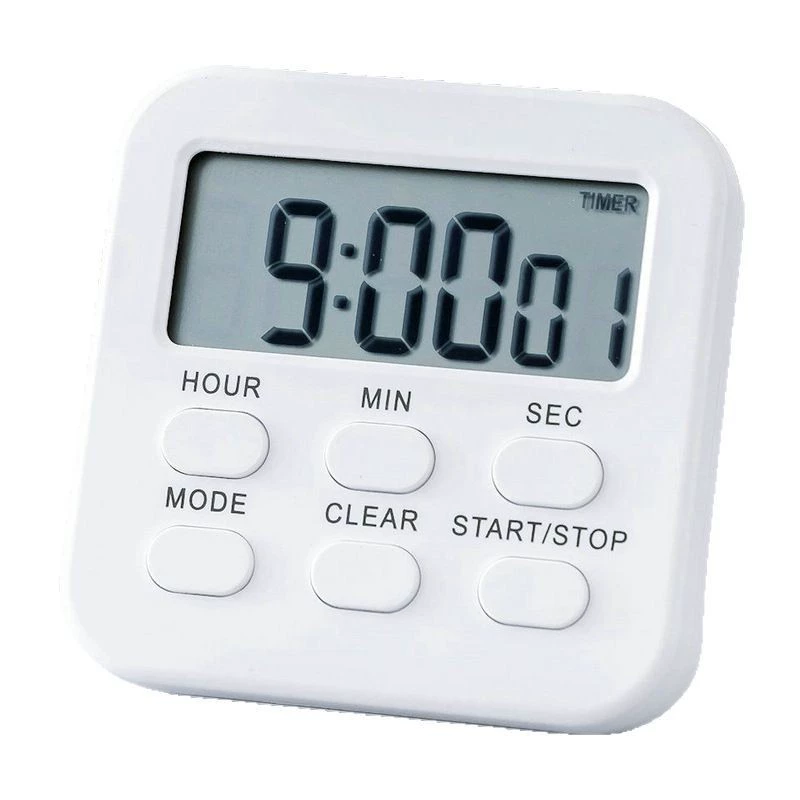 Student art timer with a time countdown to a quiet kitchen reminder reminder in hour with clip bracket