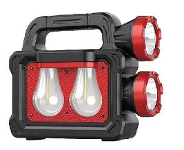 Linterna de pesca nocturna transfronteriza patrulla luz de reflector al aire libre de largo alcance led lámpara recargable camping lámpara portátil