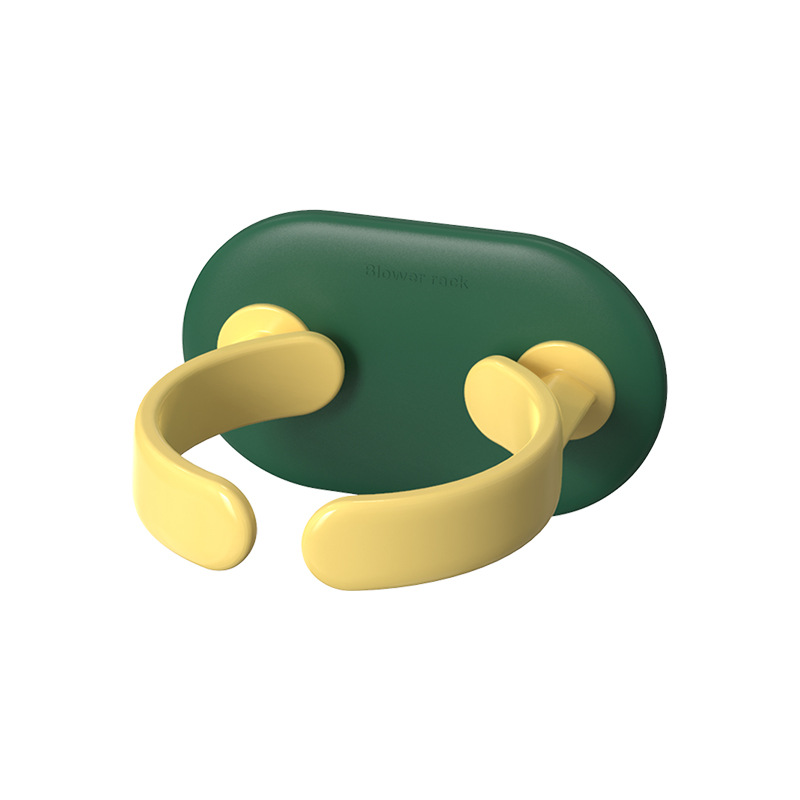 Luz de lujo ajustable secador de pelo soporte hogar eléctrico secador de pelo rack baño pared colgante ponche libre rack de almacenamiento