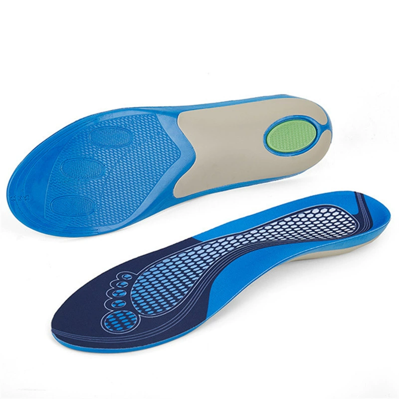 ПУ спортивная стелька оптом мужская стелька для поддержки свода стопы, коррекция свода стопы, ортопедическая стелька, амортизирующая декомпрессионная фабрика