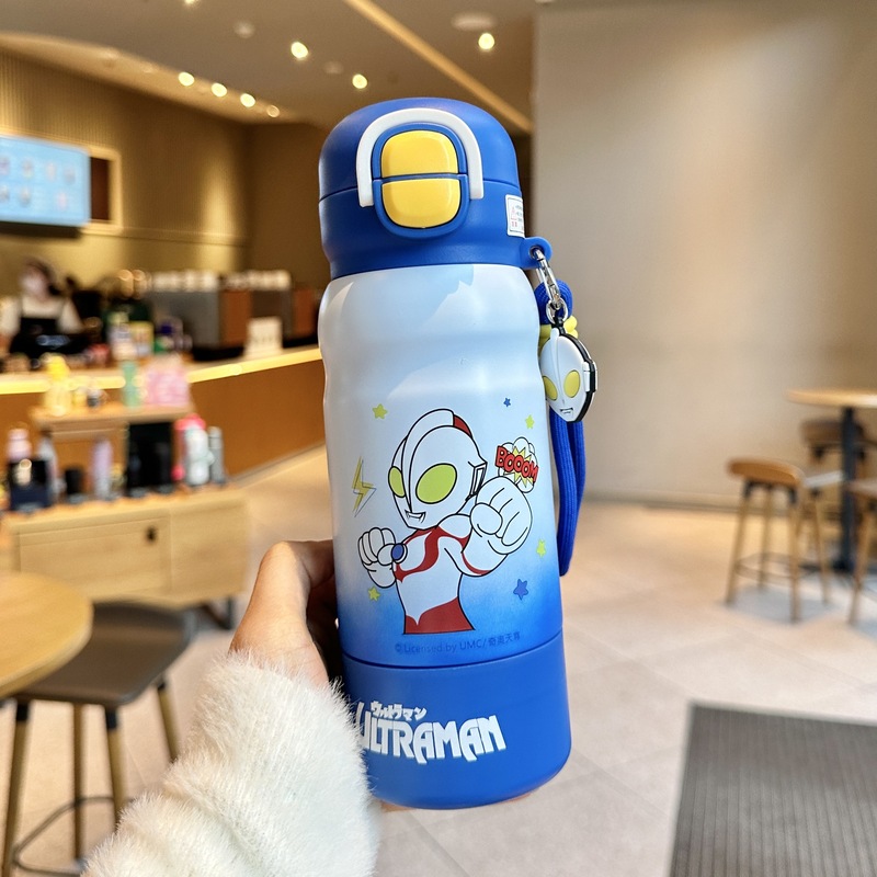 库洛米水杯儿童保温杯女孩双饮杯2025学生上学专用水壶316食品级|undefined