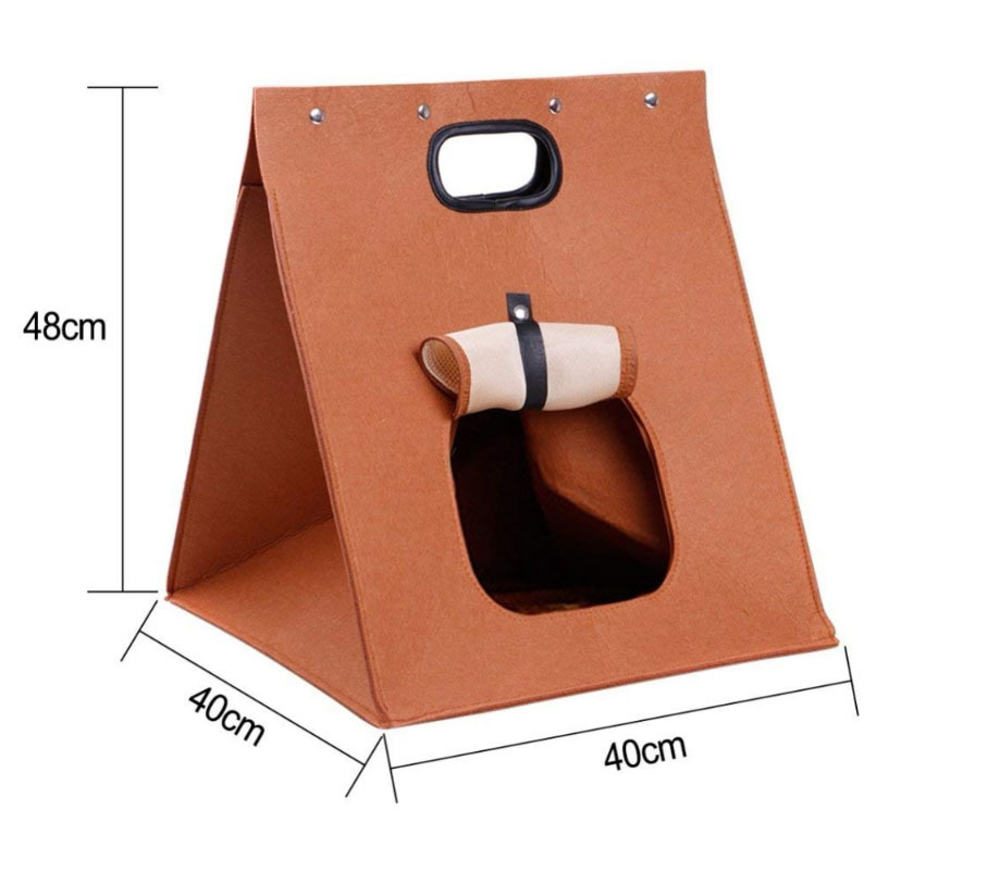 Multifunctional Foldable Washable Outdoor Portable Pet Carrier Cage Small Dogs Kitten Sleeping Bed Cave