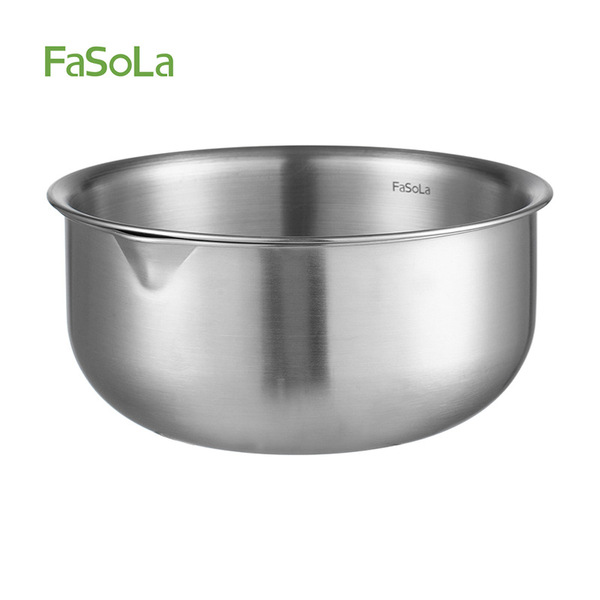 FaSoLa 304 stainless steel basin household dough beat eggs and mix…