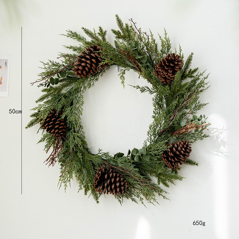 国境を越えた新製品森系クリスマスpe花輪装飾ホームドア掛けクリスマス装飾品シーン配置|undefined