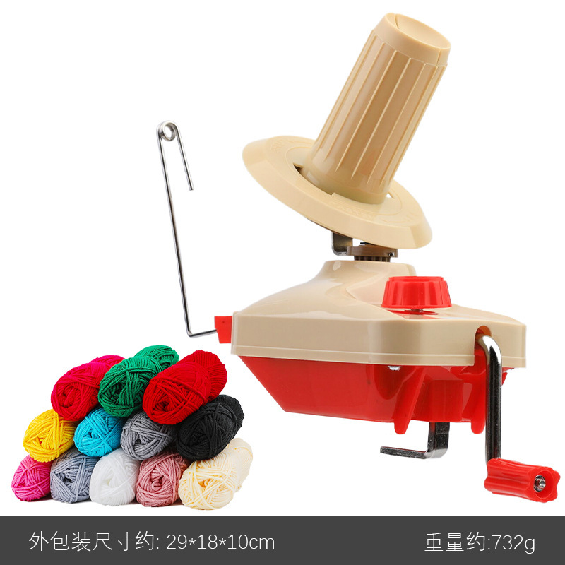 Nueva máquina de bobinado transfronteriza 2025 manual de plástico bobinado de lana pequeño marco de paraguas para el hogar herramienta de bobinado manual