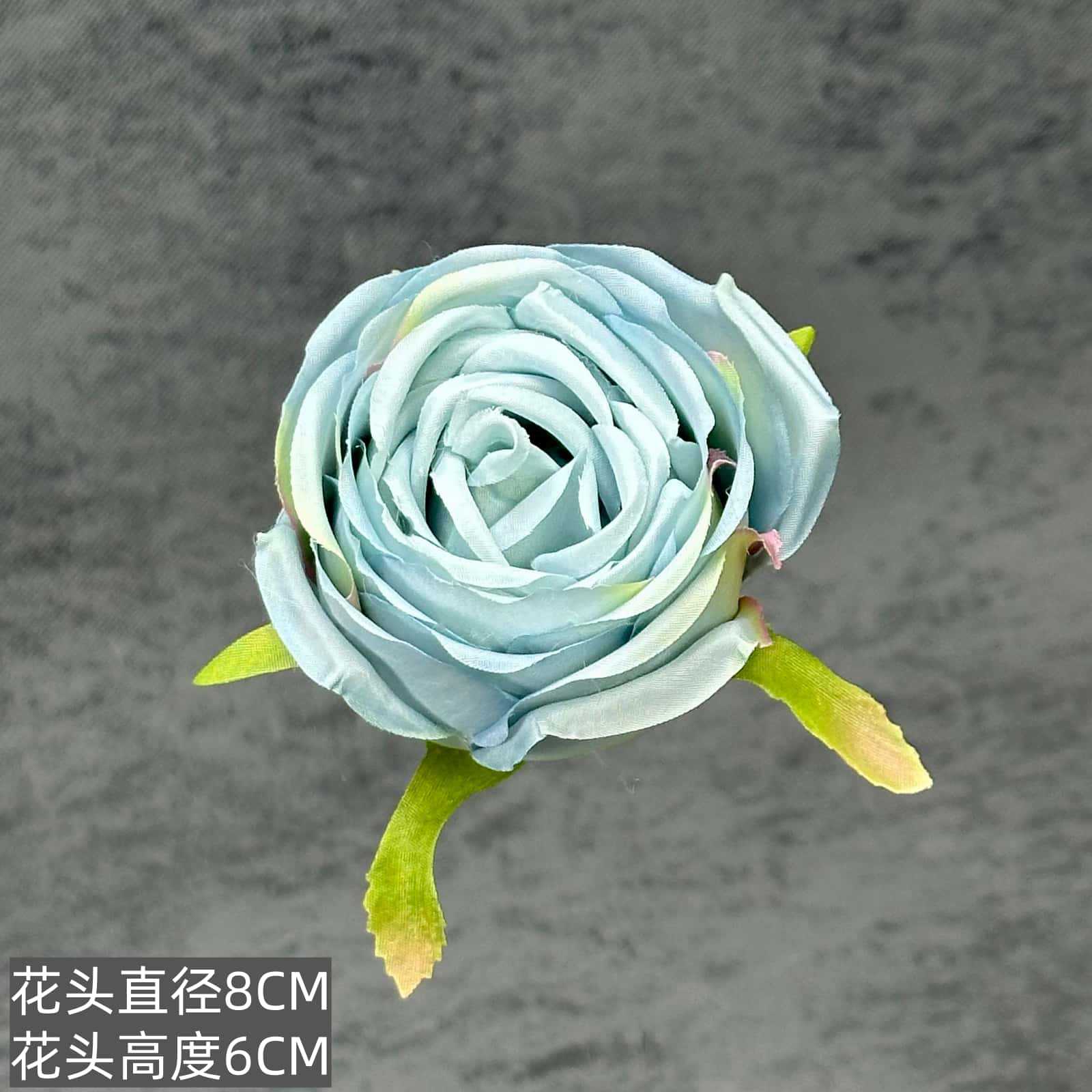 Franela artificial flor Rosa cabeza ramillete rojo boda flor pared tiro apoyos flor artificial arco flor artificial al por mayor