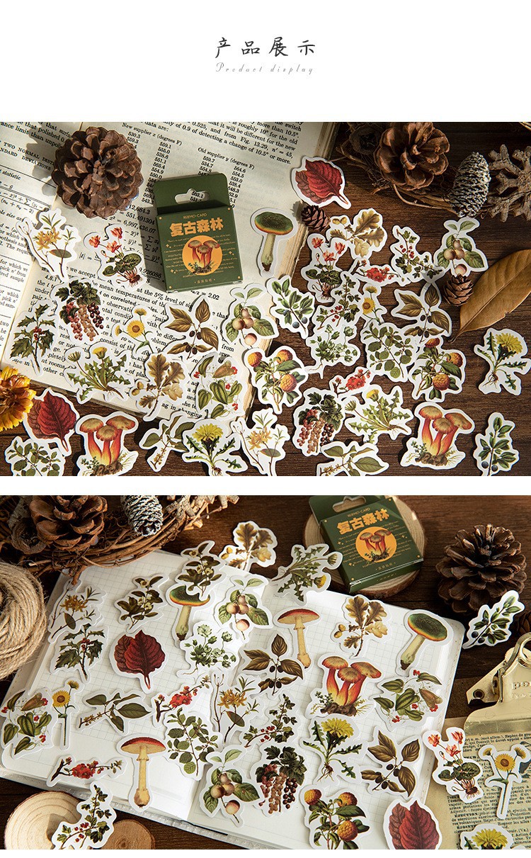 46 teile/schachtel Nette Erdbeere Frische Obst Pflanzen Blumen Kaffee Thema Zauberer Tagebuch Journaling DIY Kreative Siegel Aufkleber – Detail 30