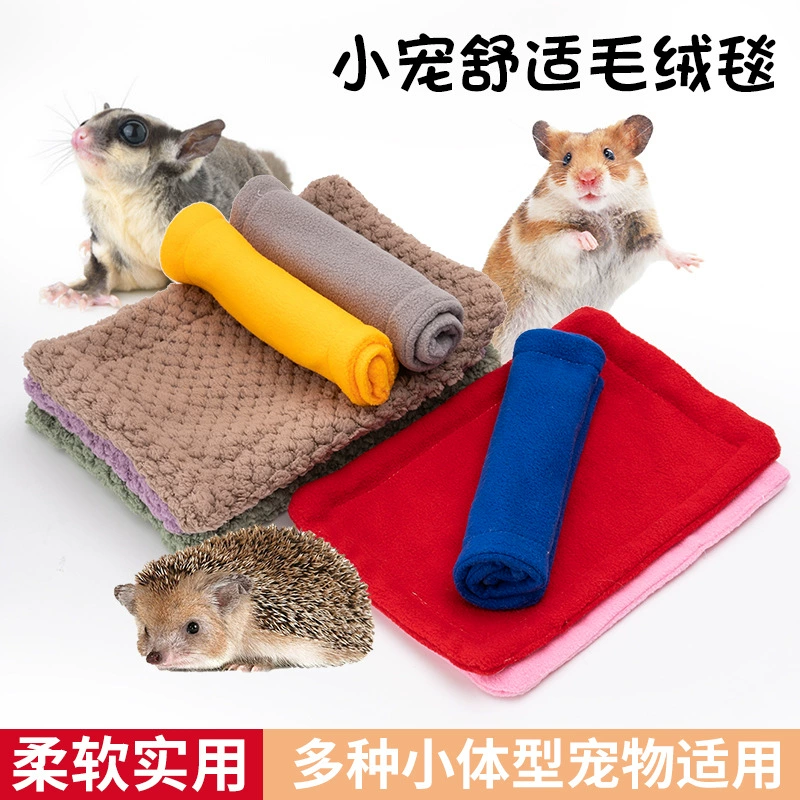 Коврик для гнезда хомяка маленький домашний Ежик зимний теплый коврик Тоторо белка кролик утолщенное хлопковое гнездо Цветочная ветка одеяло для мыши
