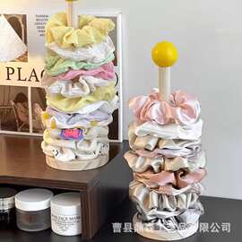 木质大肠发圈收纳架高颜值皮筋头绳头花鲨鱼夹收纳神器发饰展示架