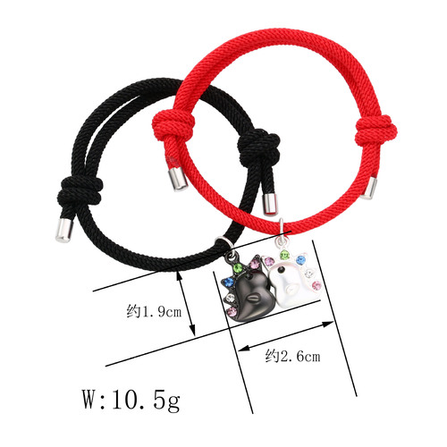 Cross-border Bestselling Unicorn Couple Bracelets: Magnetic Attraction, Fade-Resistant Unisex Bracelet Set—Wholesale Jewelry Items