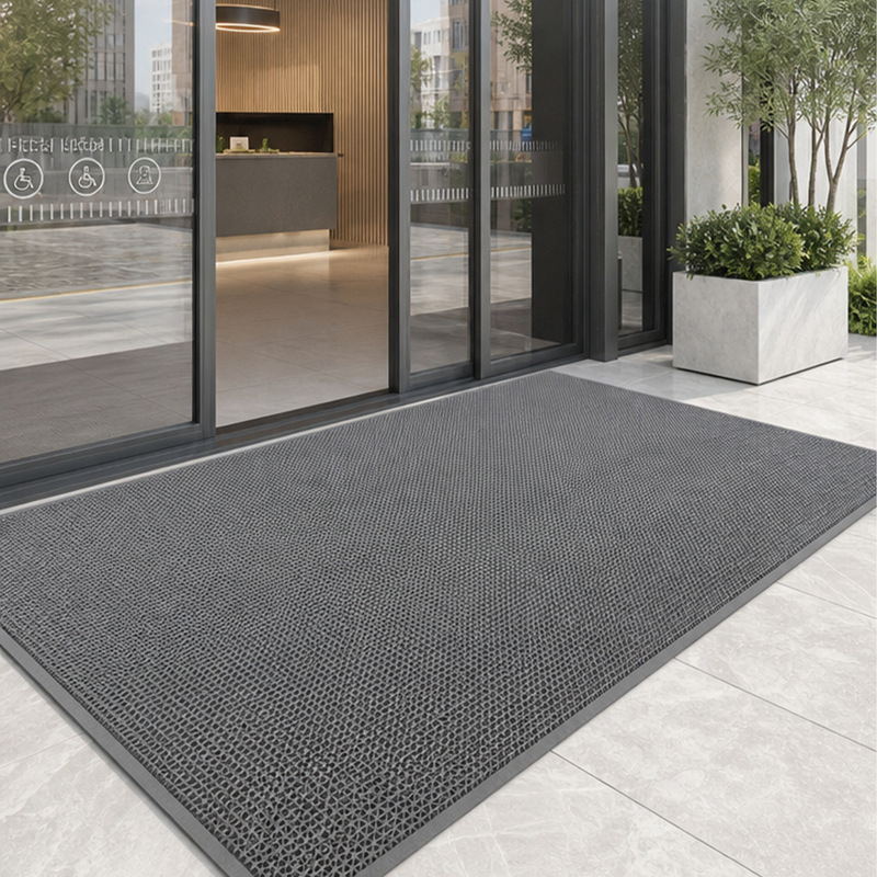 Cross-border S-shaped hollow outdoor commercial entrance door mat, washable carpet, waterproof and non-slip foot mat Cross-border S-shaped hollow outdoor commercial entrance door mat, washable carpet, waterproof and non-slip foot mat
