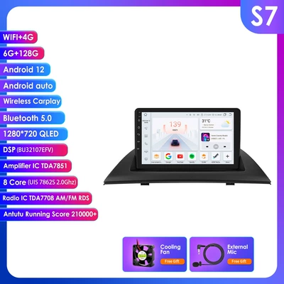 navigation frame all-in-one machine, DVD Navigation - 6128g-wifi4g-lte-version-7862-carplay-eight-core-9inch-suitable-for-04-12-bmw-x3