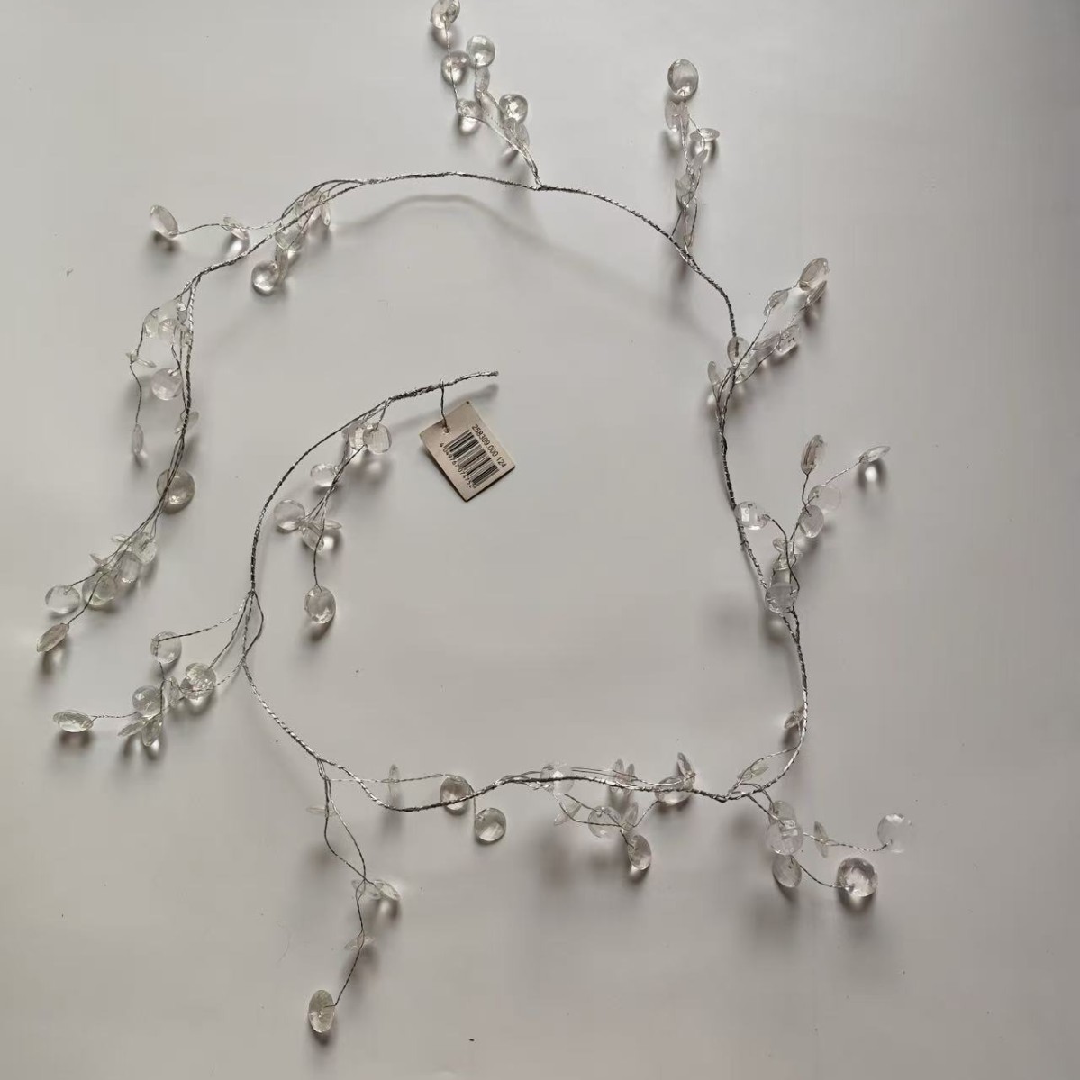 亚克力长藤珠子中支小支带纸金银丝圣诞日常办公装饰