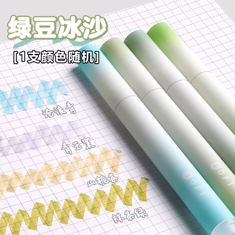 高い顔の値はメモをします。マカロンモランディの淡色系の蛍光ペンは目を保護します。|undefined