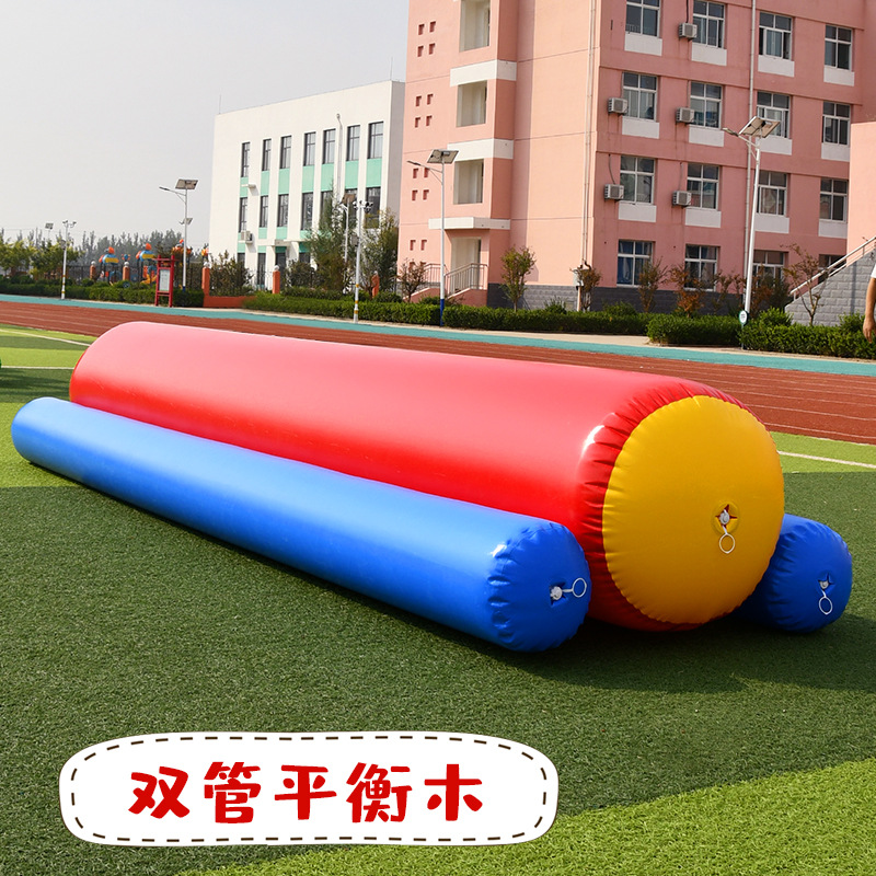 Set inflable de obstáculos deportivos para actividades familiares al aire libre