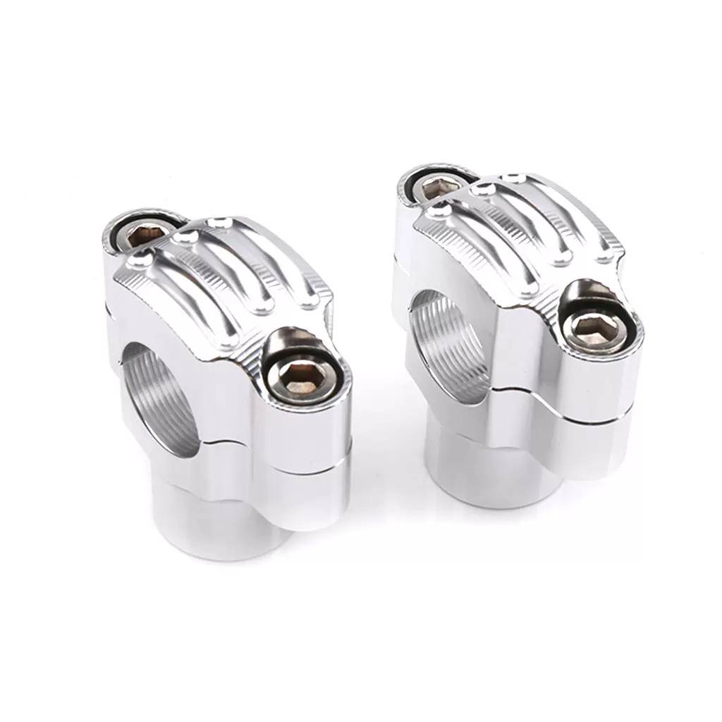 新款通用等径复古压码电摩改装 龙头车把压码方向固定压紧块22mm