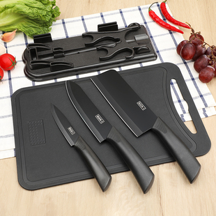 Kitchen kitchen kitchen knife and cutting board two -in -one family with chopping board kitchen utensil food knife combination fruit knife dormitory