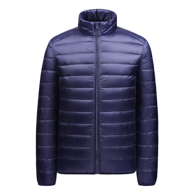 2024 New Lightweight and Warm down Cotton Jacket Men's Short Versatile Lightweight Thin Large Size Autumn and Winter Cotton Jacket