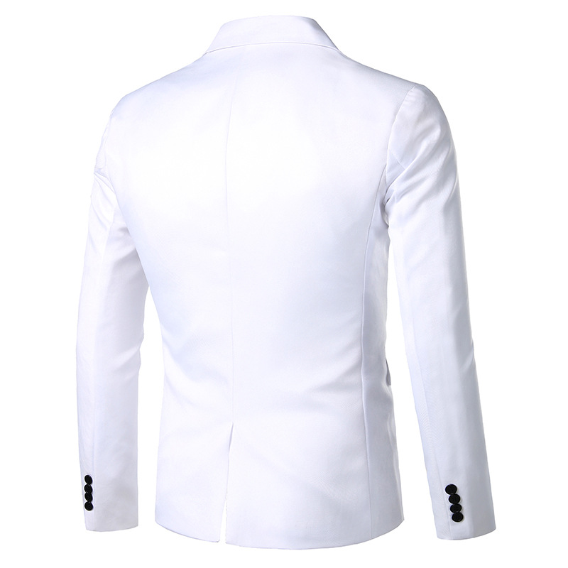 Lässige kleine koreanische Version für Herren, modische Jugend-Slim-Fit-Anzugsjacke mit Farbblockierung_voghion.com