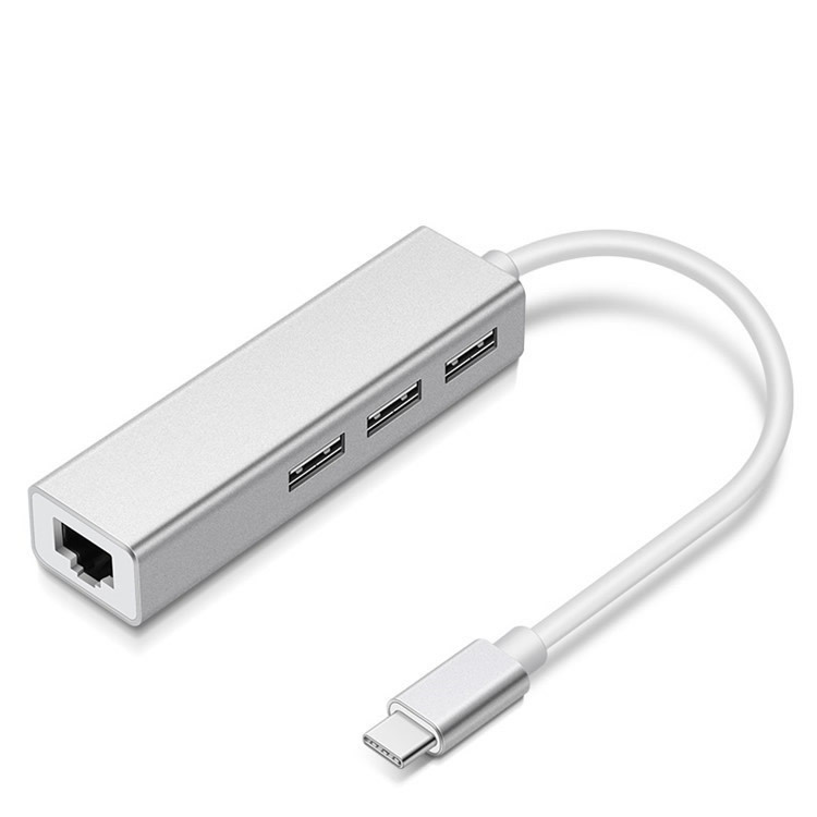 type-c转rj45千兆网卡USB3.0笔记本电脑外置扩展网口免驱动