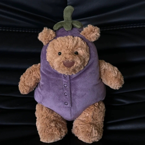Eggplant Bear 28cm