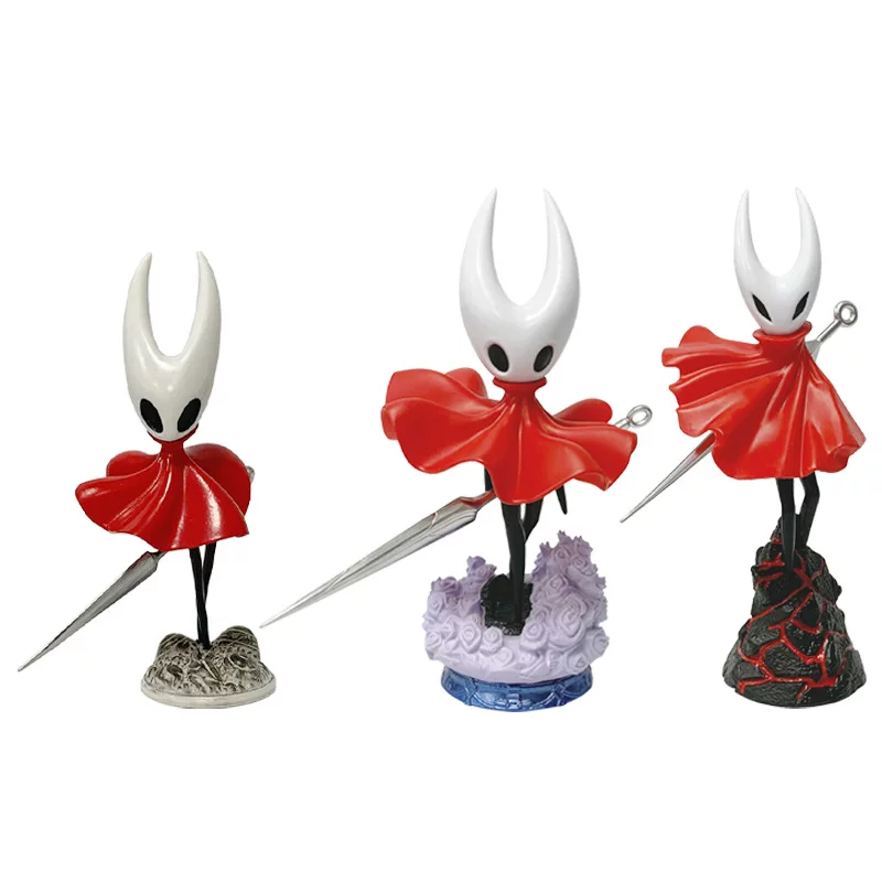 Серии Hollow Knight Silk Song Маленький Рыцарь Большая Желтая Гора Женский Pale King Интернет-знаменитость Аниме-Мульт-Украшение Модель