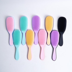 New Smart Comb Tt Hair Straightening Comb British Princess Same Style Comb Curly Hair Massage Comb Magic Comb Anti-Knot Smoothing Comb