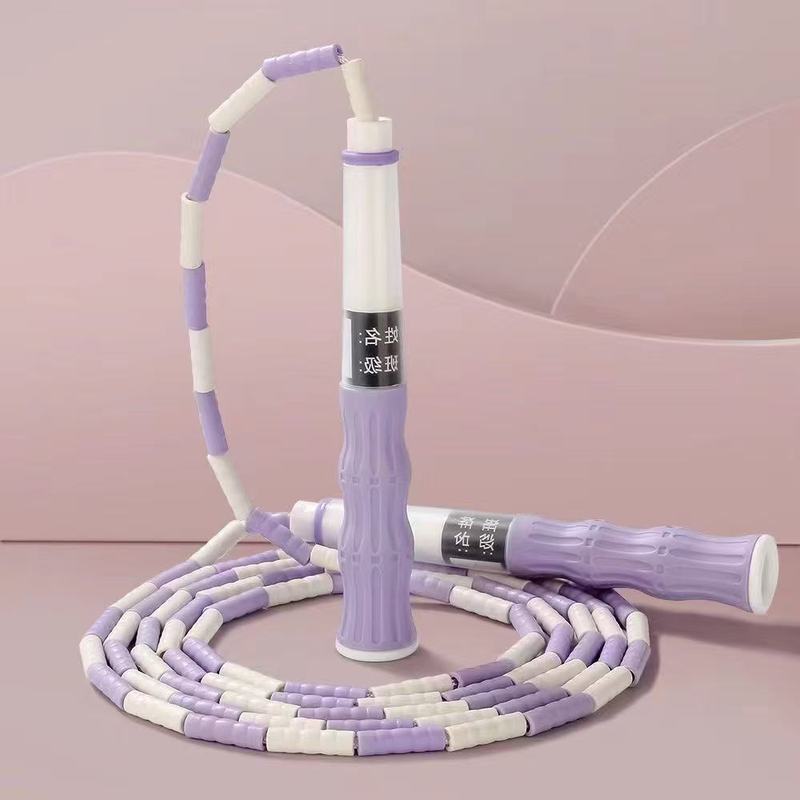 一件代发儿童签名竹节跳绳可调节绳初学者幼儿园小学专业跳绳批发|undefined