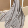 Solid Color Baby Swaddle Blanket bamboo  cotton 47*47