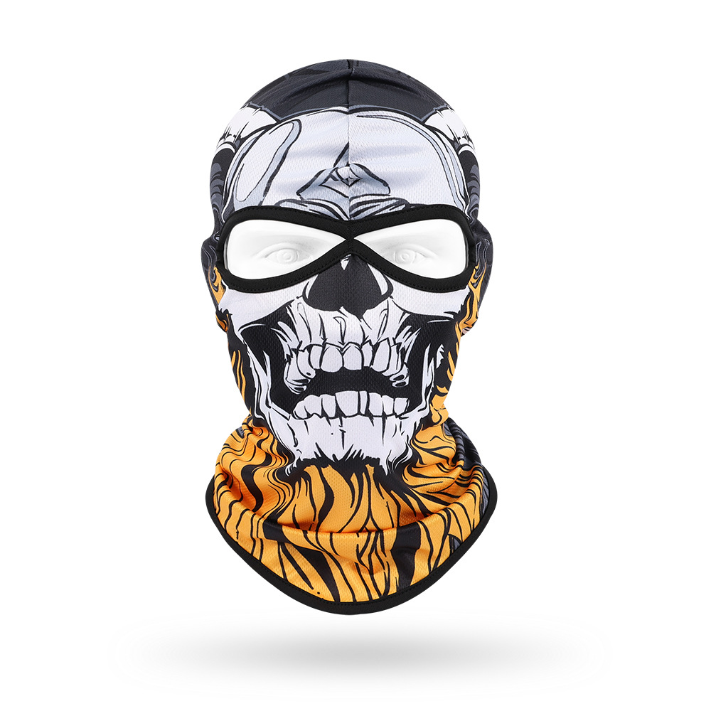 Motocicleta bicicleta equipo sudor absorbente transpirable cráneo cubierta deportes al aire libre collar ciclismo pesca máscara de protección solar