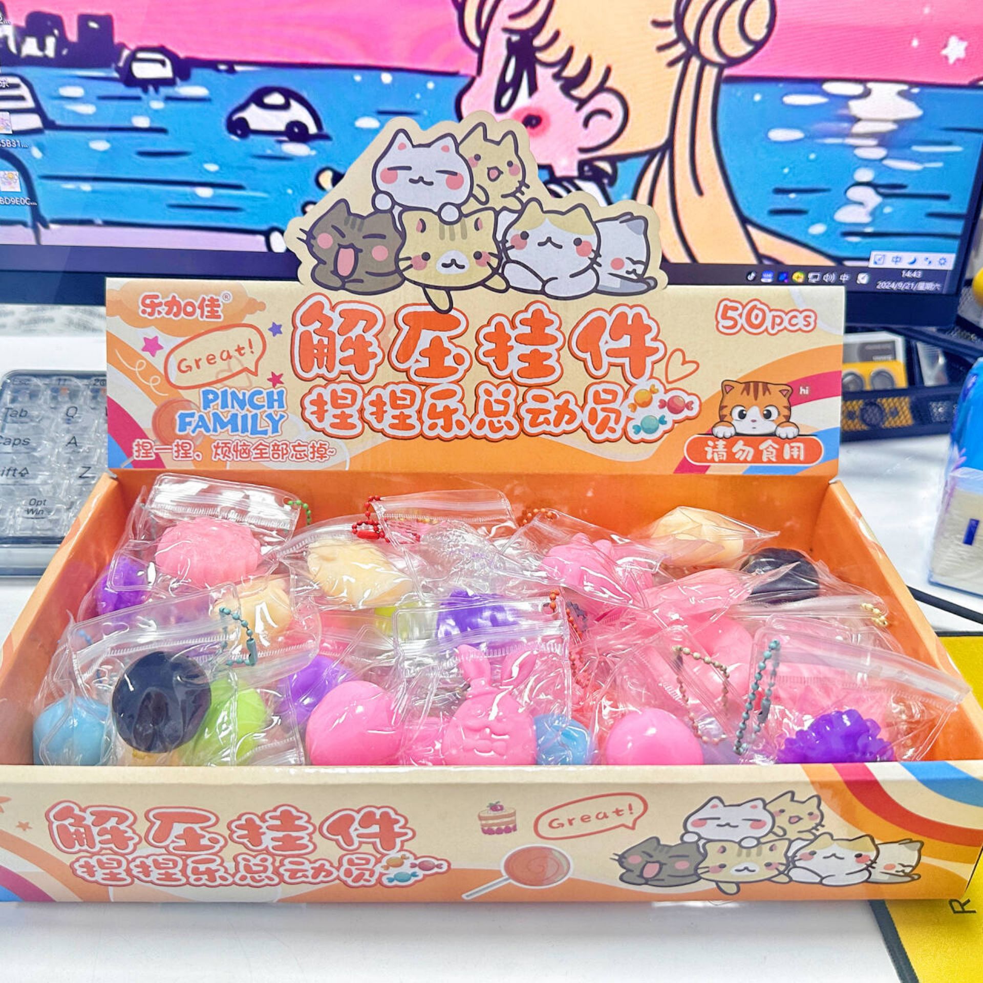 B mezcla pequeña nariz ga colgante campana pellizco bolsas colgante taza de agua colgante fábrica directa pellizco pellizco