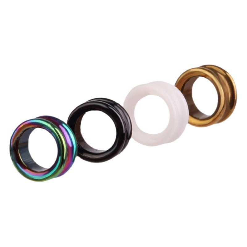 Anillo de guía de línea reparación DIY varilla delantera anillo de cerámica mano atado accesorios de modificación caña de pescar grano caña de trigo artes de pesca