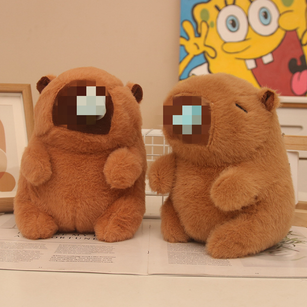 Máquina de muñecas de 8 pulgadas al por mayor, juguetes de peluche, máquina de agarre boutique, muñeca Kapibala, regalo de lanzamiento de boda