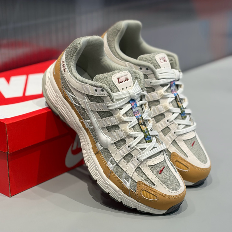 Original P-6000 Year of the Horse Limited Edition Running Shoes New Year Retro Versatile Trendy Shoes Unisex Breathable Shock-Absorbing Sports Shoes