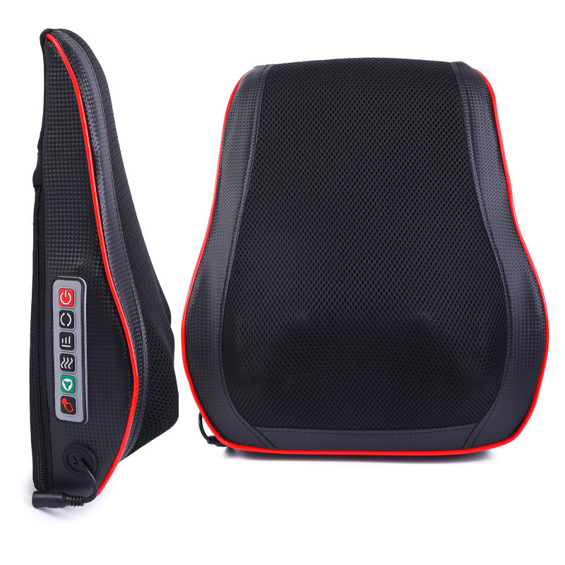 一件代発送 卸売 腰マッサージクッション 腰椎枕 背中脊椎 首肩マッサージ器 家庭用 車載用|undefined